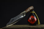 Handmade Dragon Carved Cooking Knife