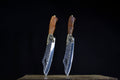 Handmade Dragon Carved Cooking Knife