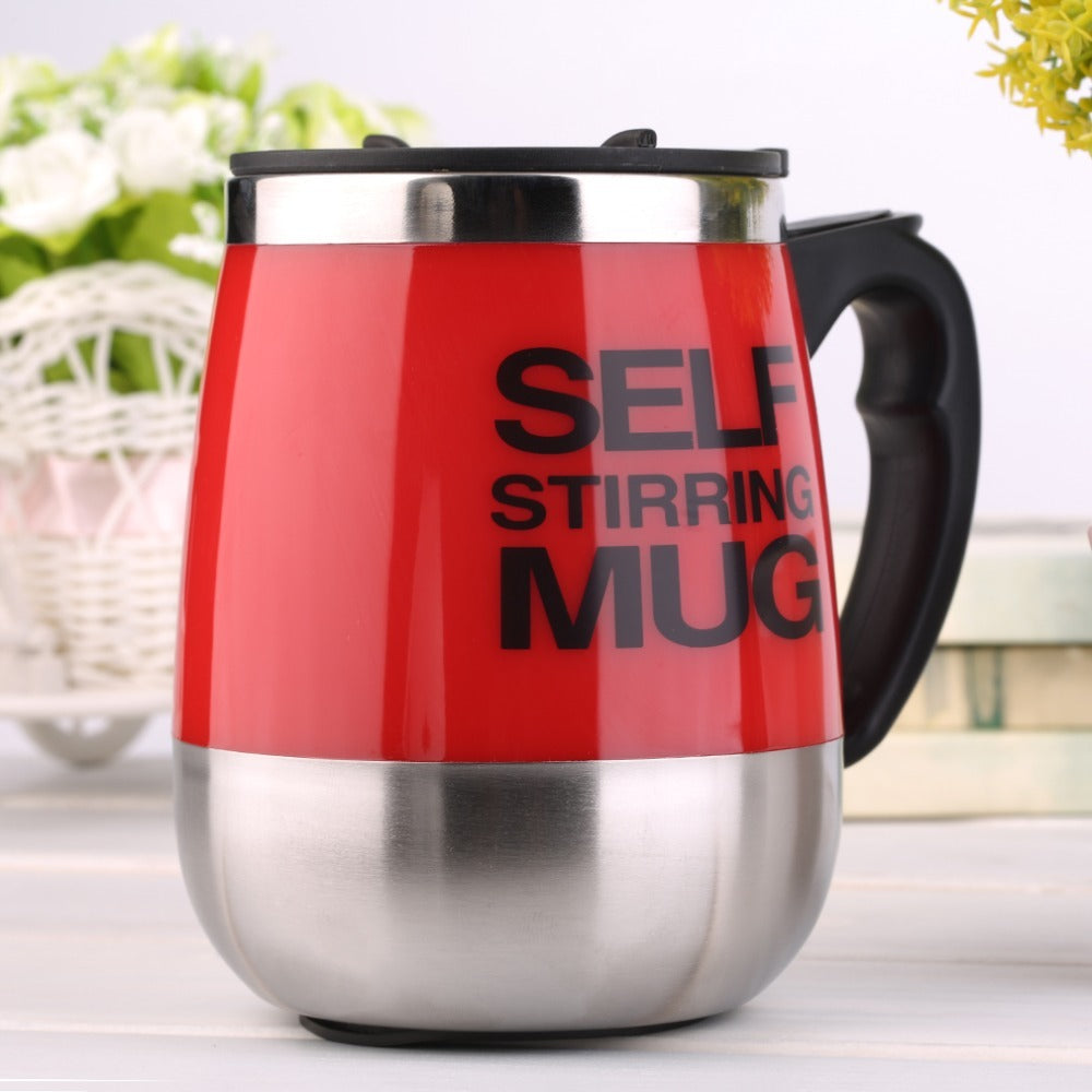 Battery-Powered Self-Stirring Mug