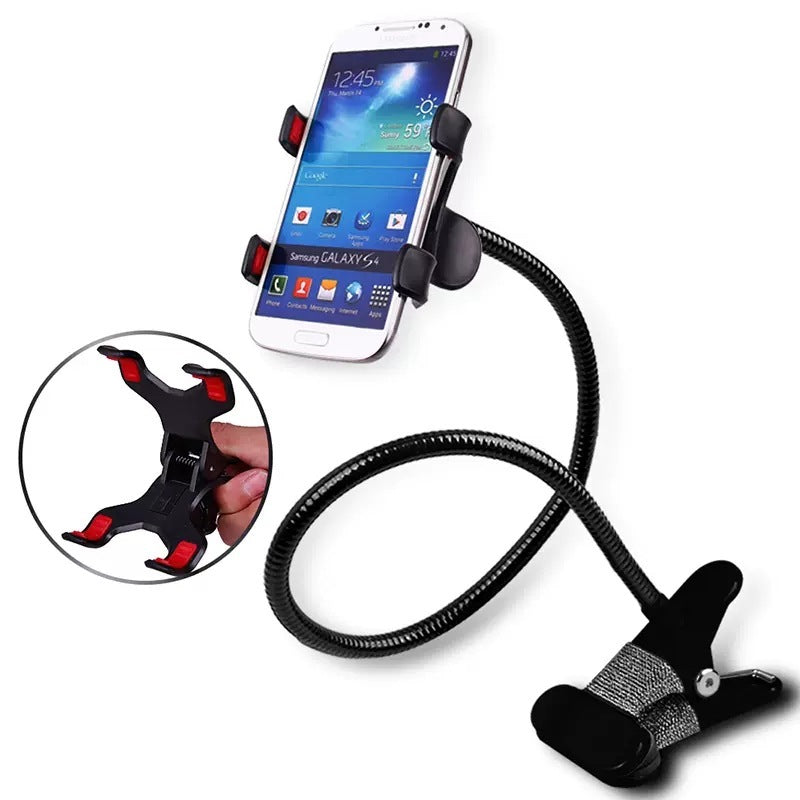 Flexible Gooseneck Clip-On Phone Holder