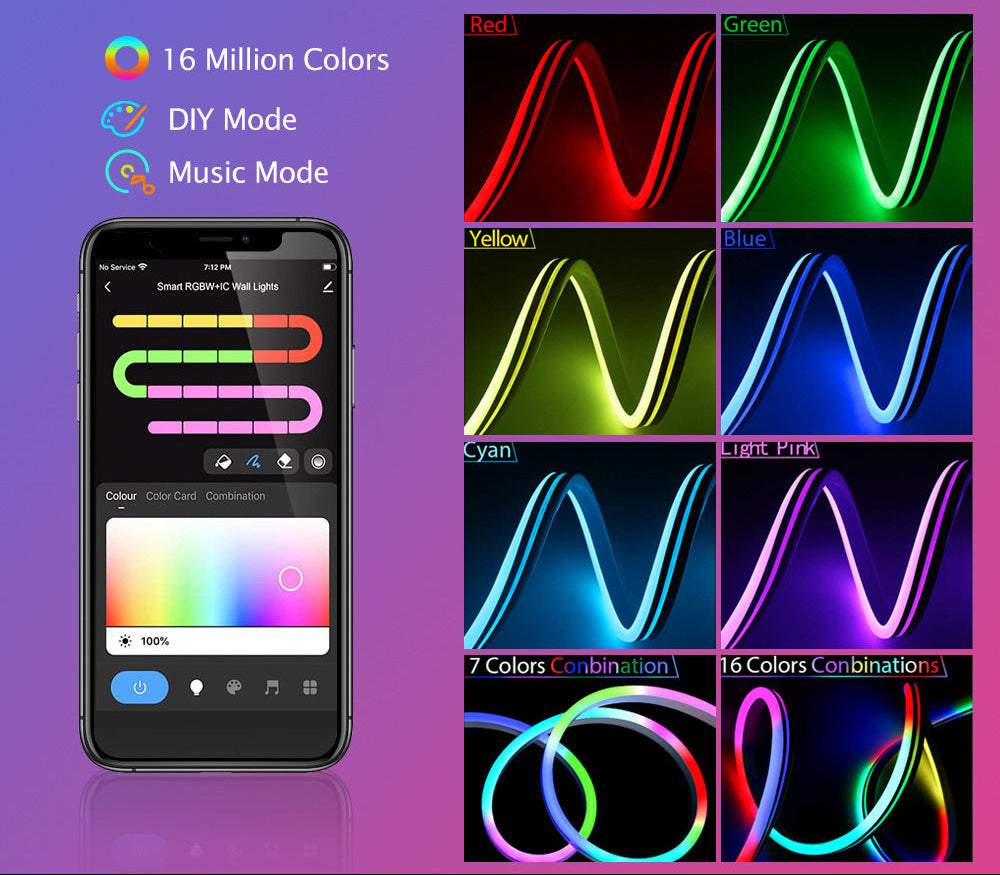 RGBIC LED Neon Rope Light