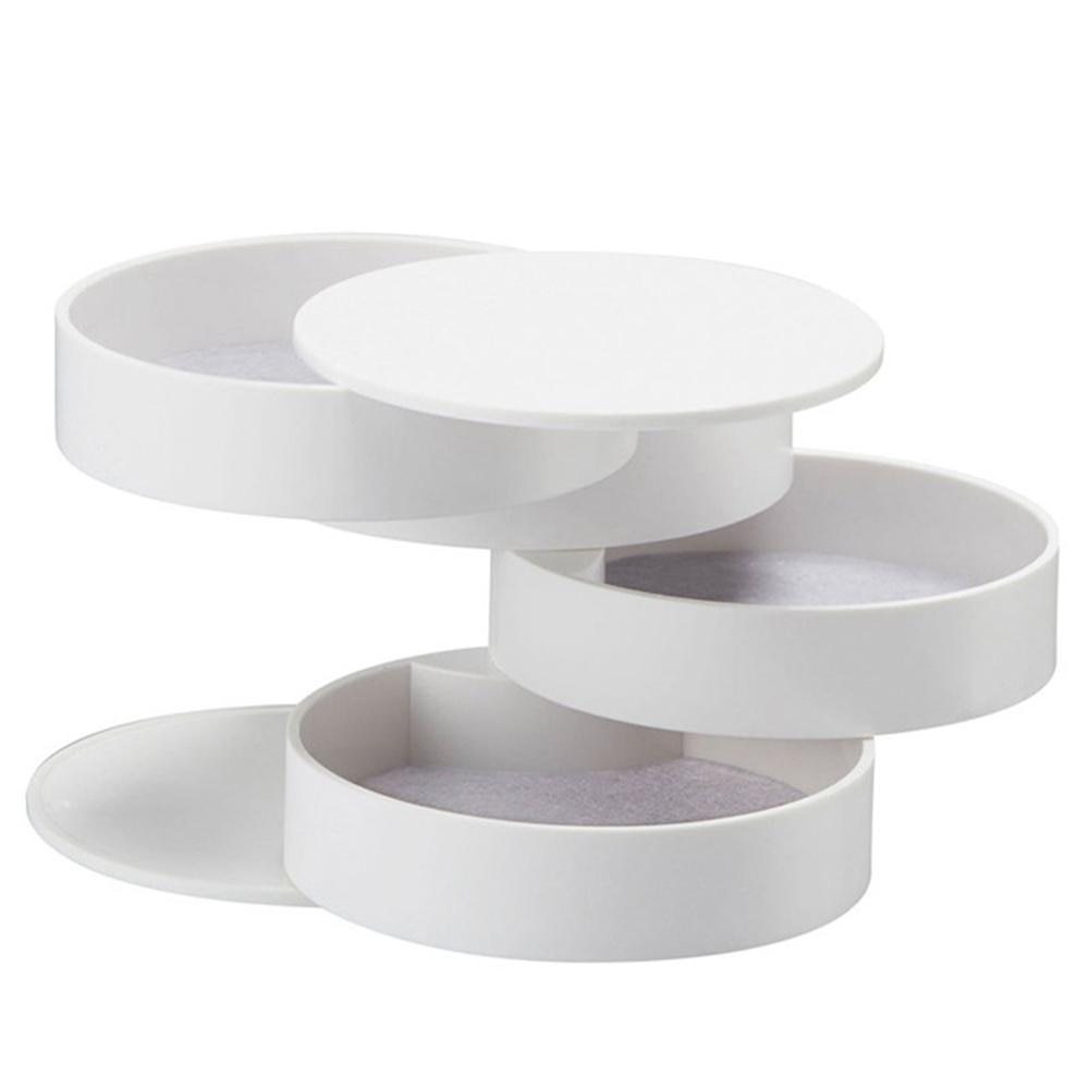 4-Tier Rotating Jewelry Organizer Tower