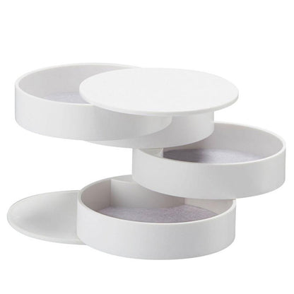 4-Tier Rotating Jewelry Organizer Tower