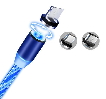 3-in-1 Luminous Magnetic Charging Cable
