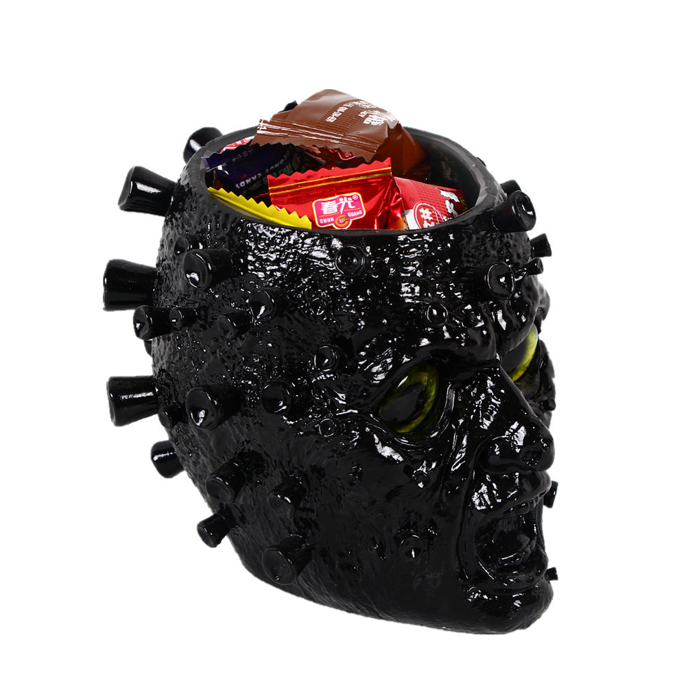 Creepy Skull Candy Holder