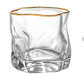 Melted Crystal Whiskey Glass