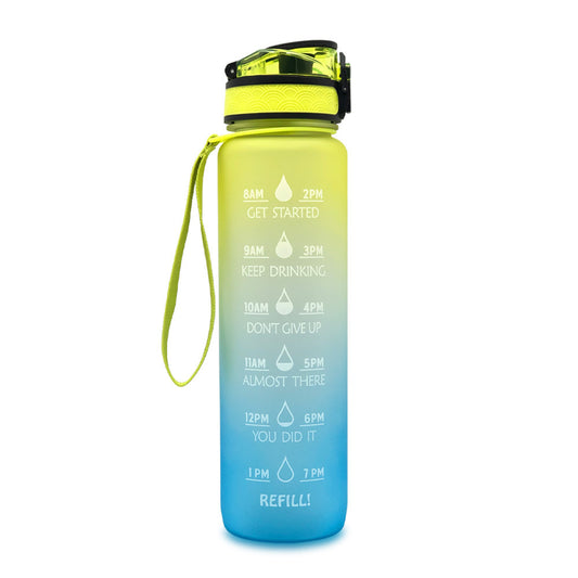 Motivational Time Marker Water Bottle