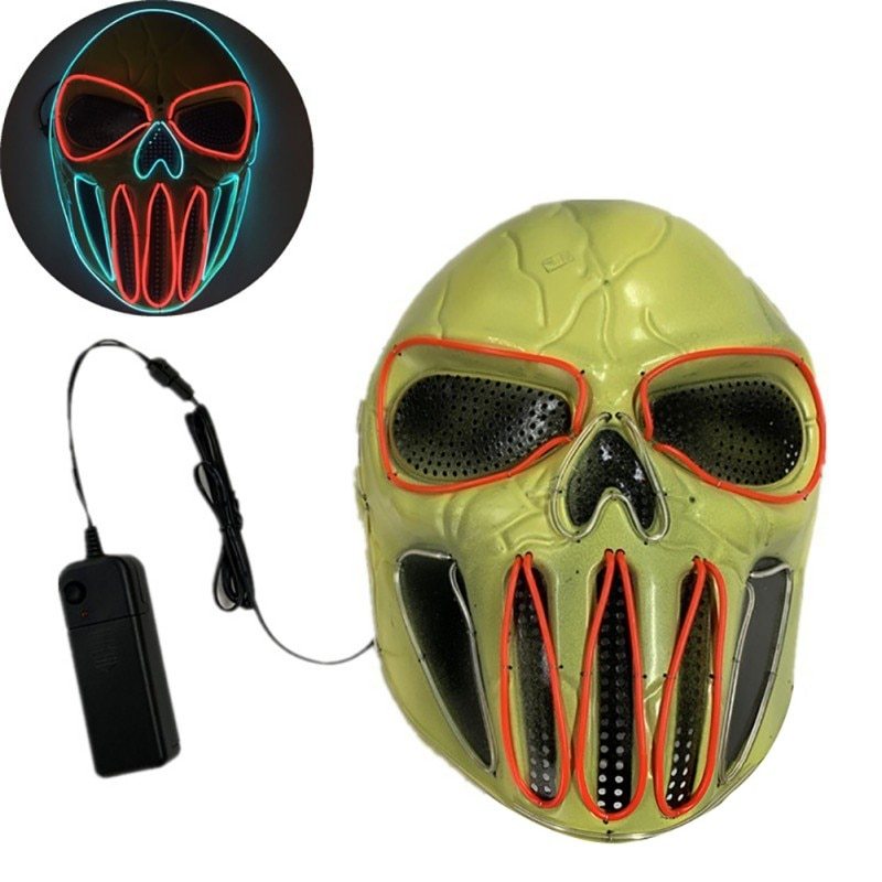 Halloween Skull Mask with Light Effect