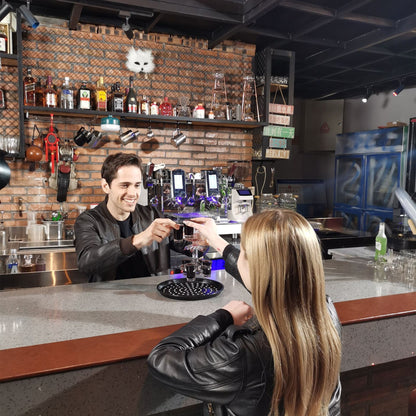 Acrylic Shot Glass Dispenser Tower