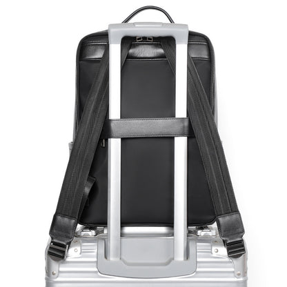 Executive Genuine Leather Laptop Backpack