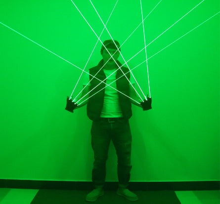 Half-Finger Laser Beam Gloves