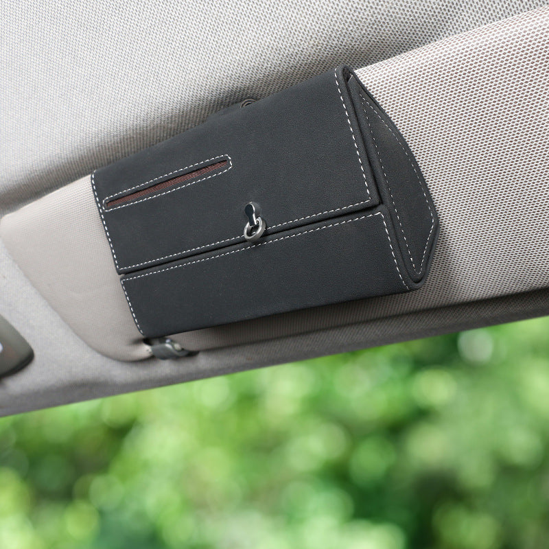 Magnetic Suede Car Storage Box