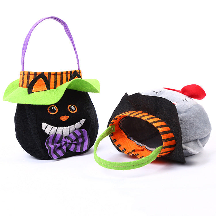 Plush Halloween Trick-or-Treat Basket