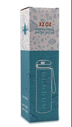 Motivational Time Marker Water Bottle