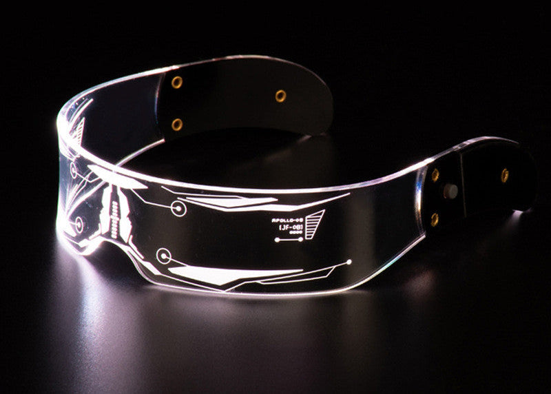 CyberGlow LED Rave Festival Acrylic Glasses