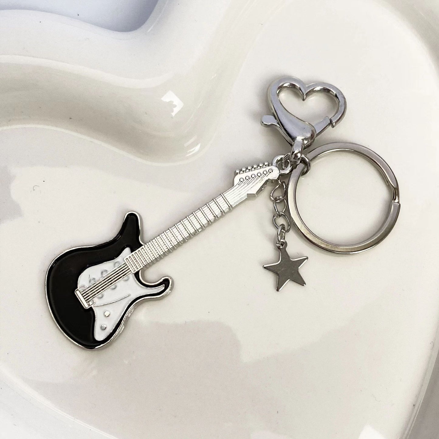Electric Guitar Keychain