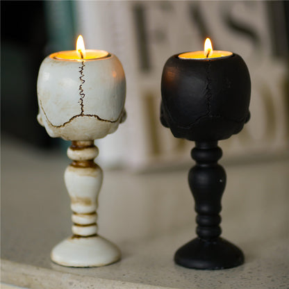 Skull Column Candlestick