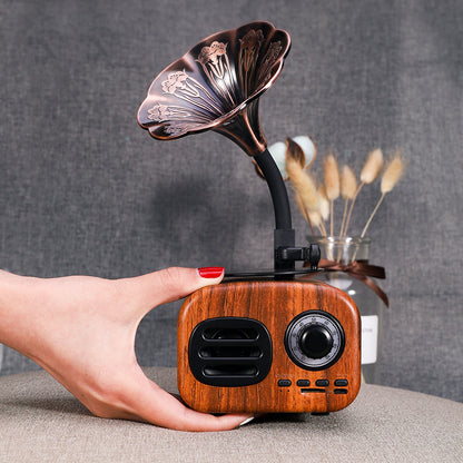 Gramophone Type Bluetooth Speaker