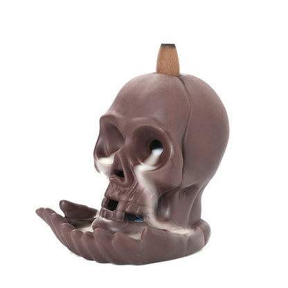 Haunted Skull LED Incense Fountain