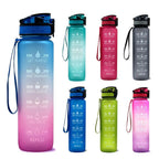 Motivational Time Marker Water Bottle