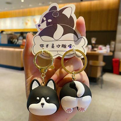 Matching Sets Pair of Cartoony Keychains