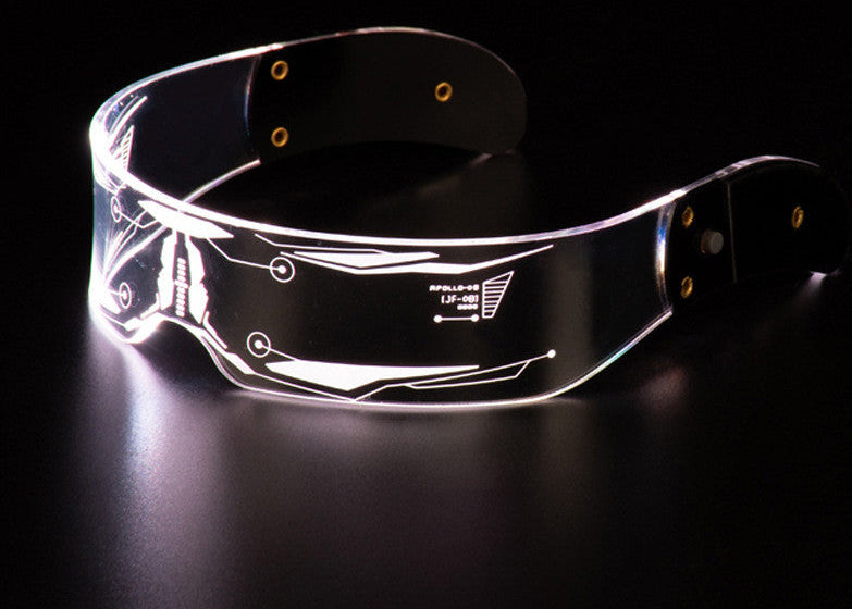 CyberGlow LED Rave Festival Acrylic Glasses