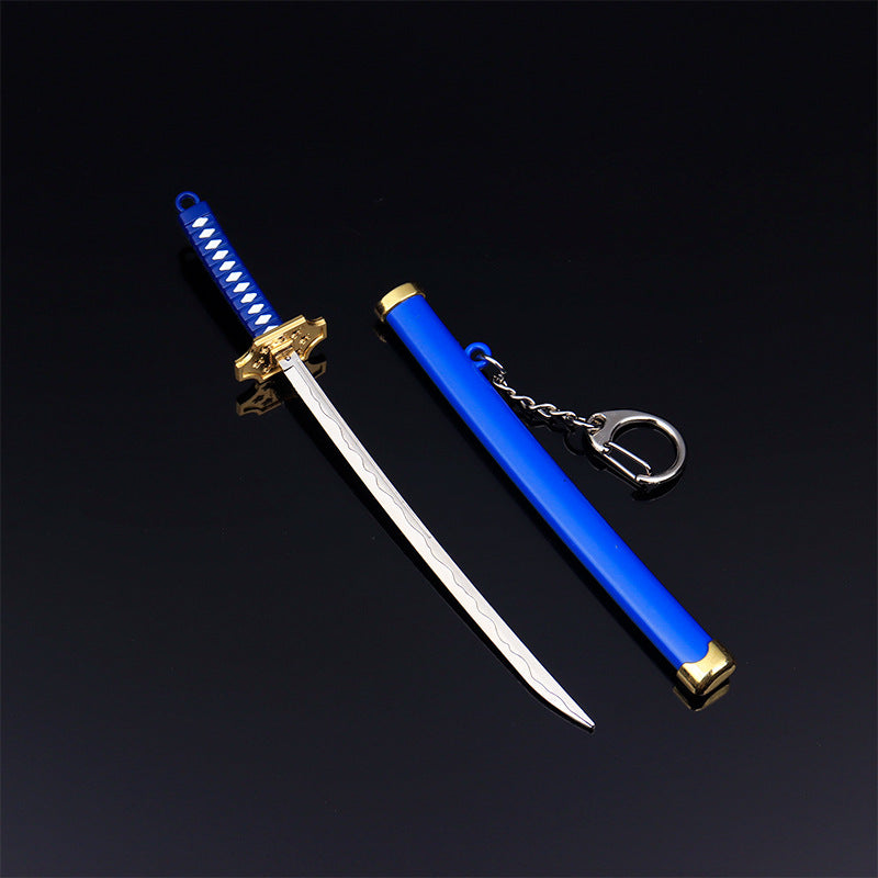 Mini Samurai Sword with Sheath Key Charm