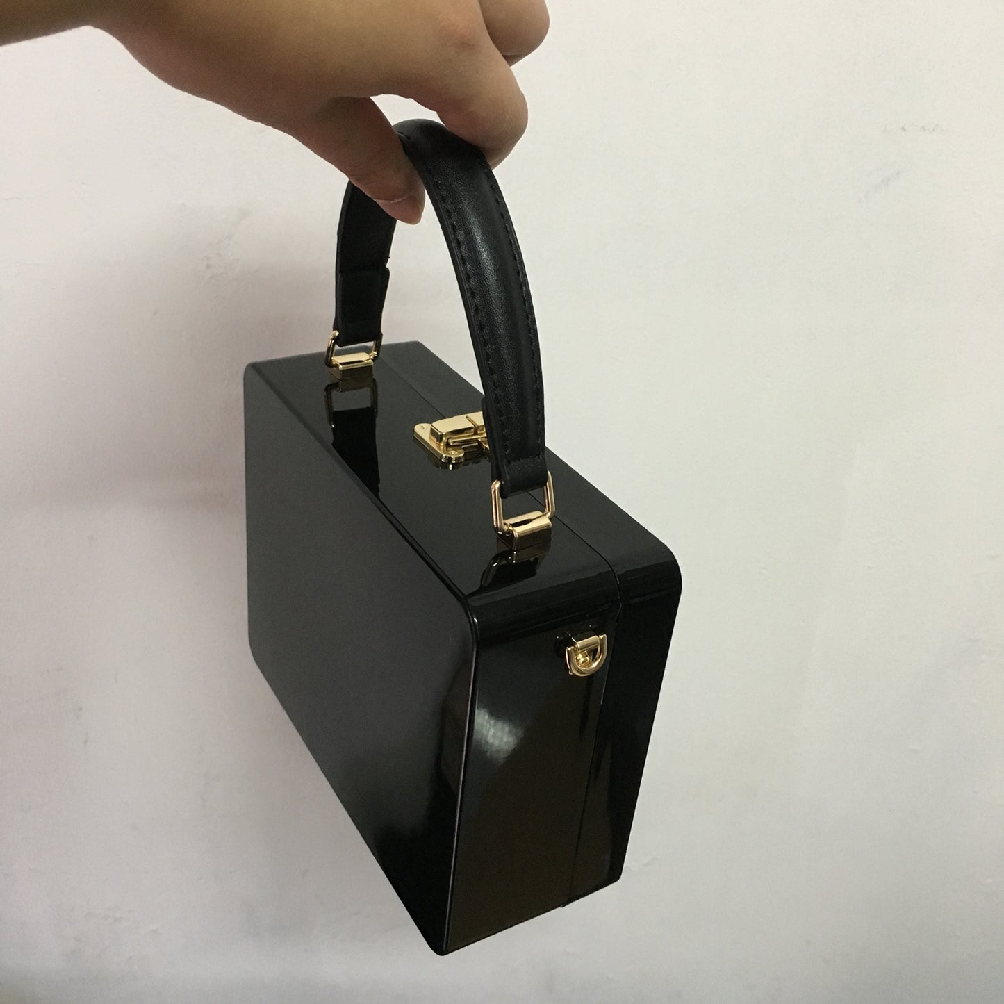 Glossy Acrylic Radio Crossbody