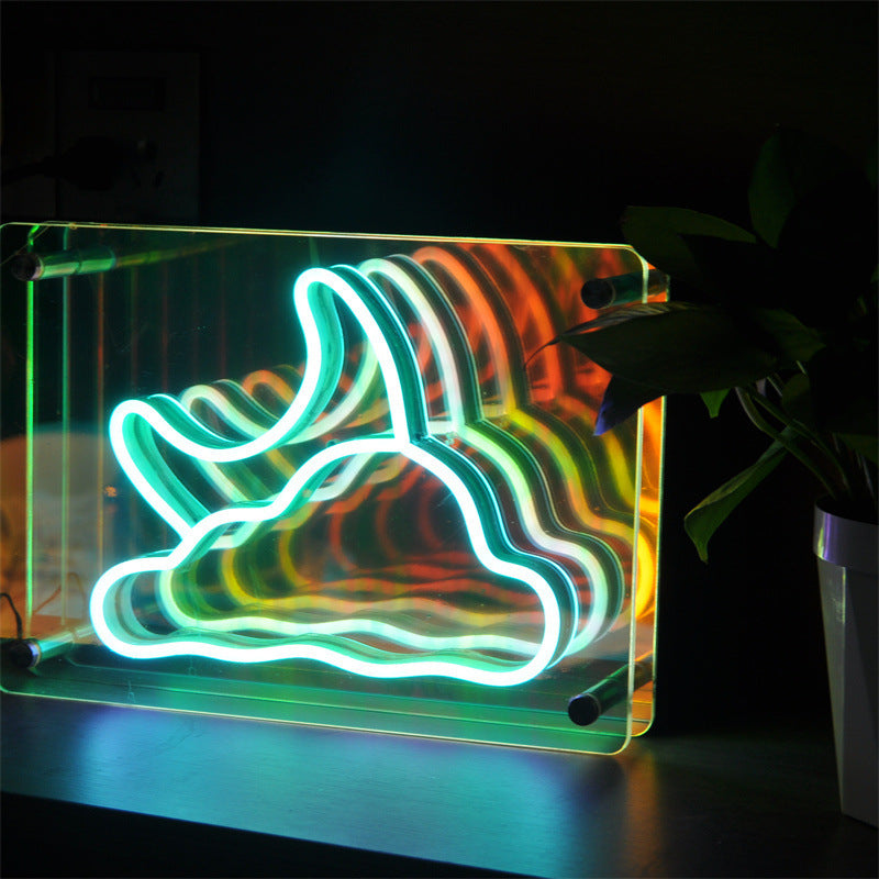 Acrylic Neon Mirror Sign