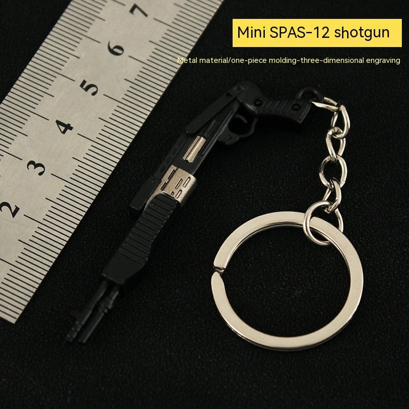 Metal Guns Keychains