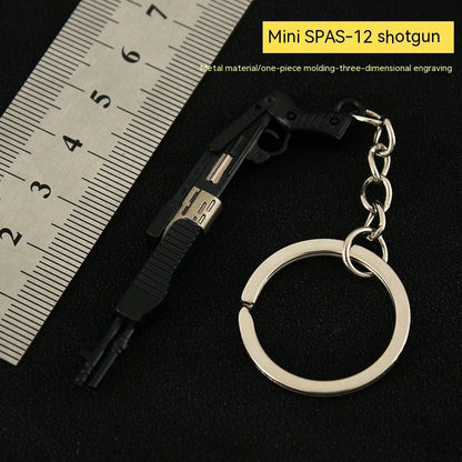 Metal Guns Keychains