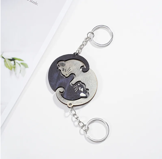 Animal Keychains Matching Couple Set