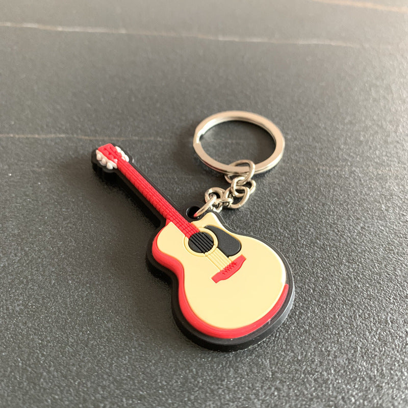 Musical Instruments Silicone Keychains