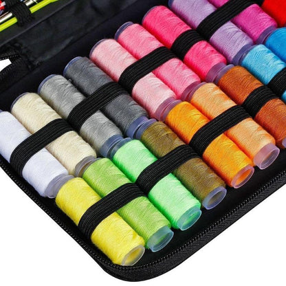 All-in-One Portable Sewing Kit with Colorful Threads