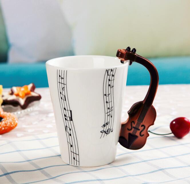Musical Handle Coffee Cup