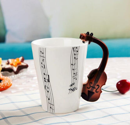 Musical Handle Coffee Cup
