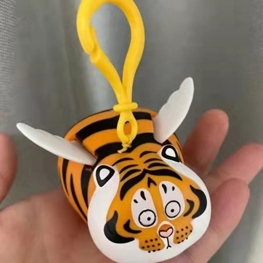 Chunky Flying Tiger Keychain