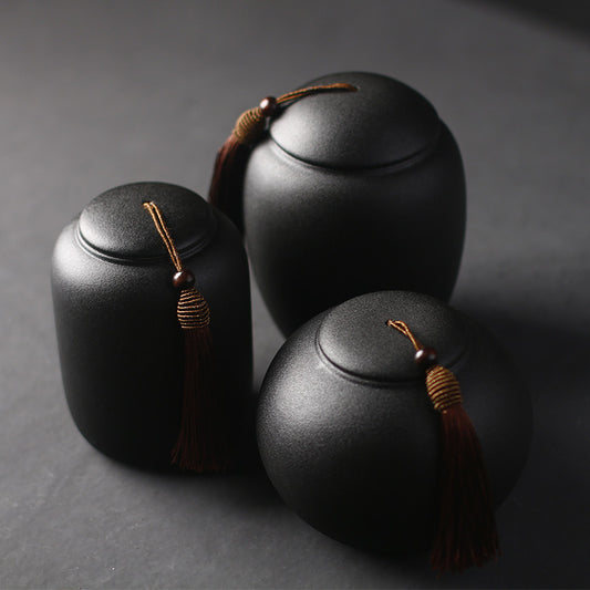 Ceramic Sealed Storage Jar Set (3-Piece)
