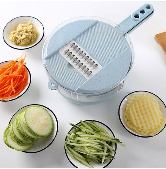 All-in-One Slicer, Grater & Drain Bowl Kitchen Set