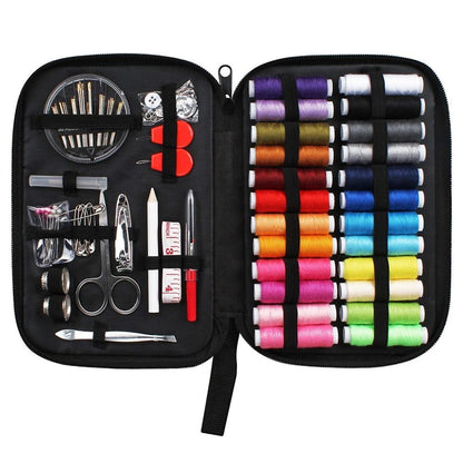 All-in-One Portable Sewing Kit with Colorful Threads