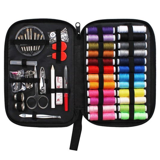 All-in-One Portable Sewing Kit with Colorful Threads