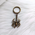 Gothic Spider Charm Keychain