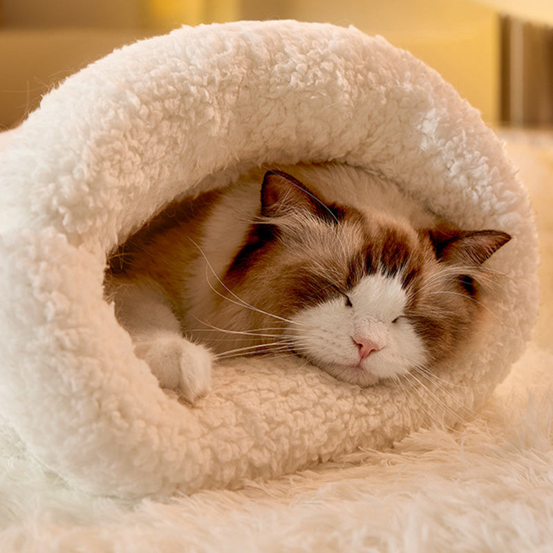 Cozy Fleece Cat Sleeping Sack