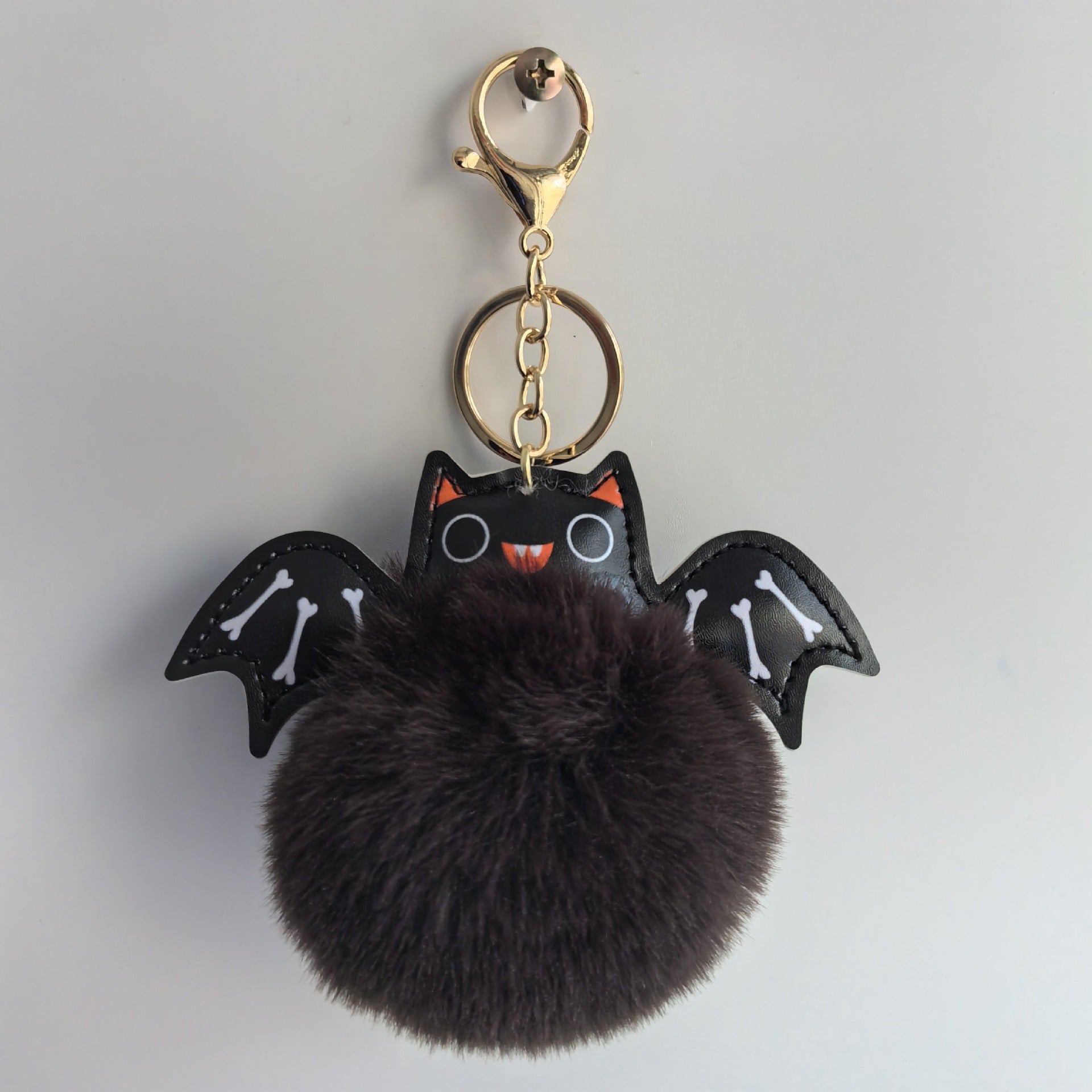 Fluffy Bat Keychain