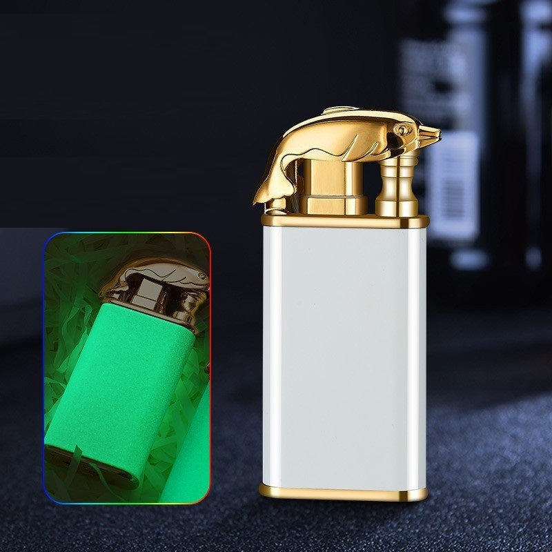 Metal Butane Lighter – Dual Flame Design