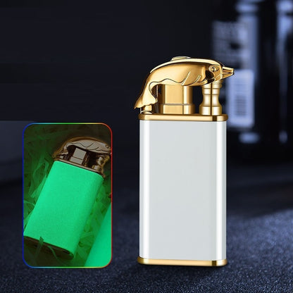 Metal Butane Lighter – Dual Flame Design