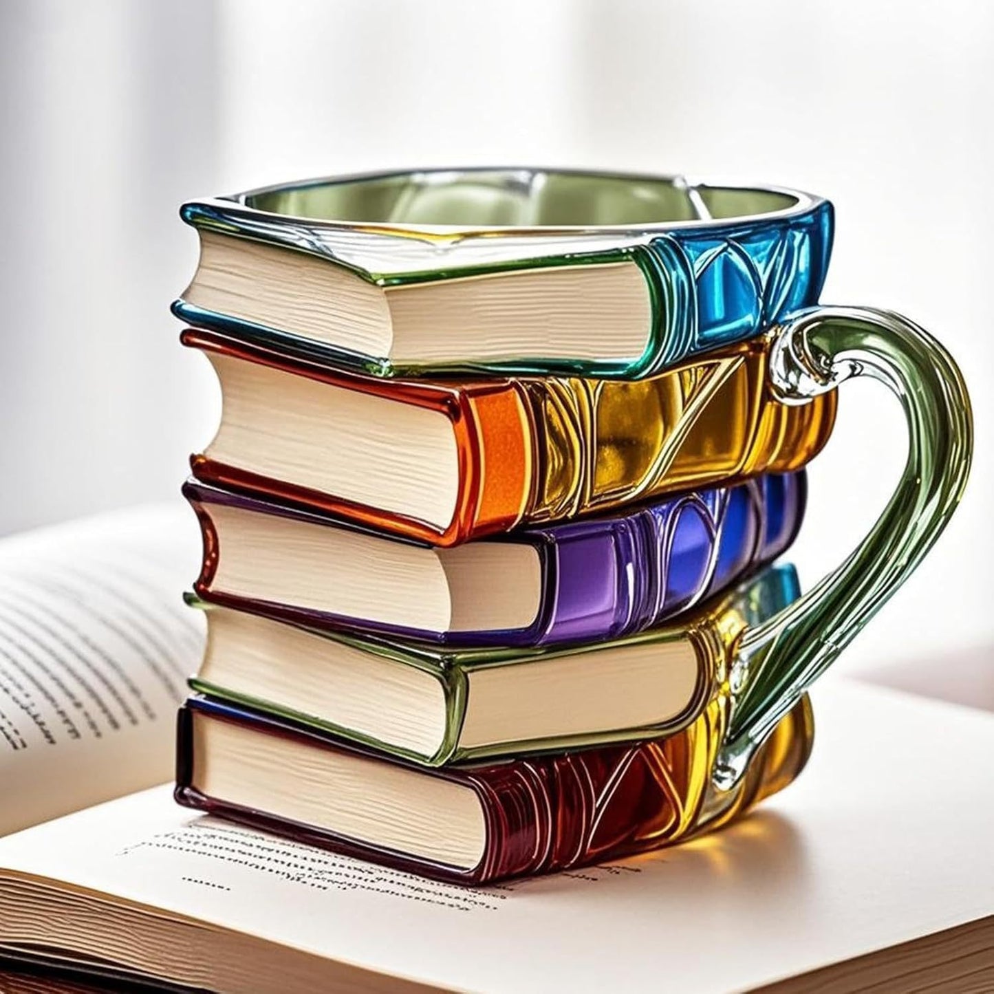 Stacked Books Mug