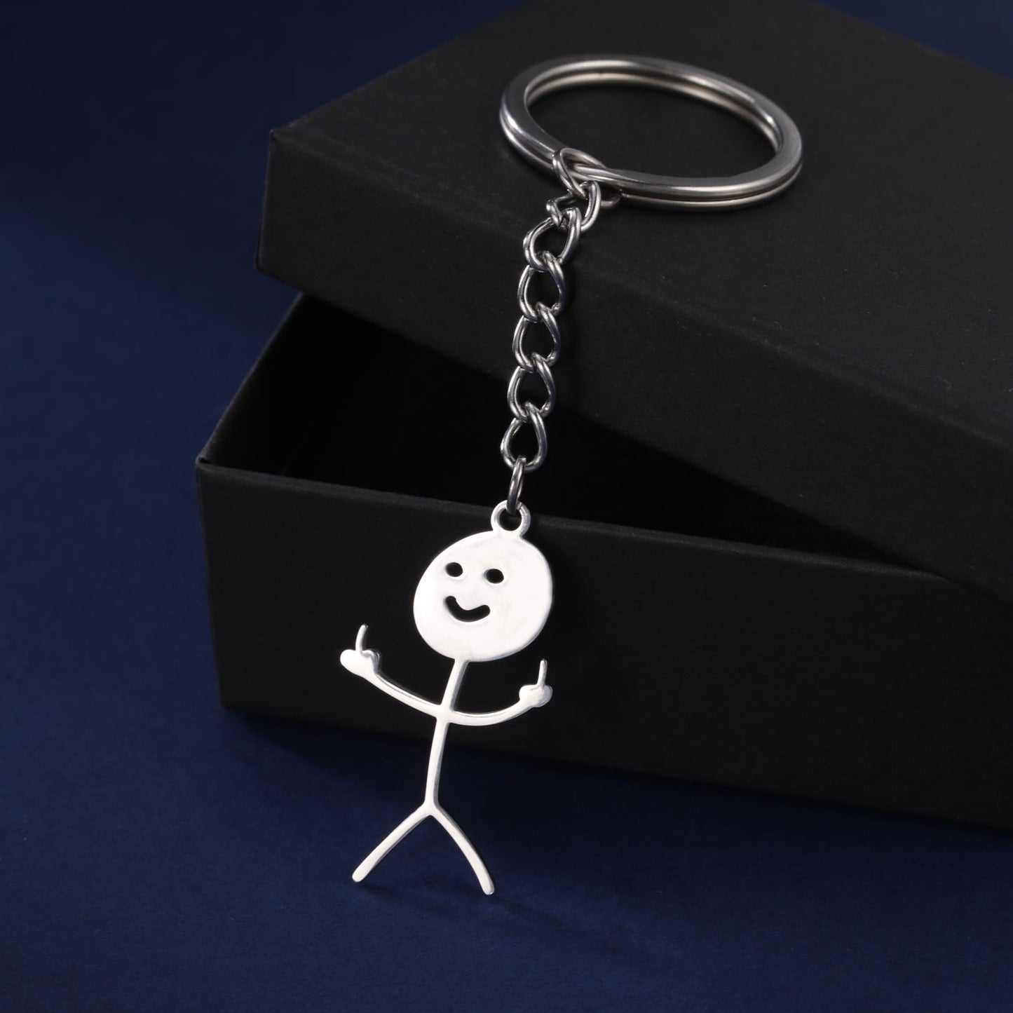 F#$! U Smiling Face Keychain