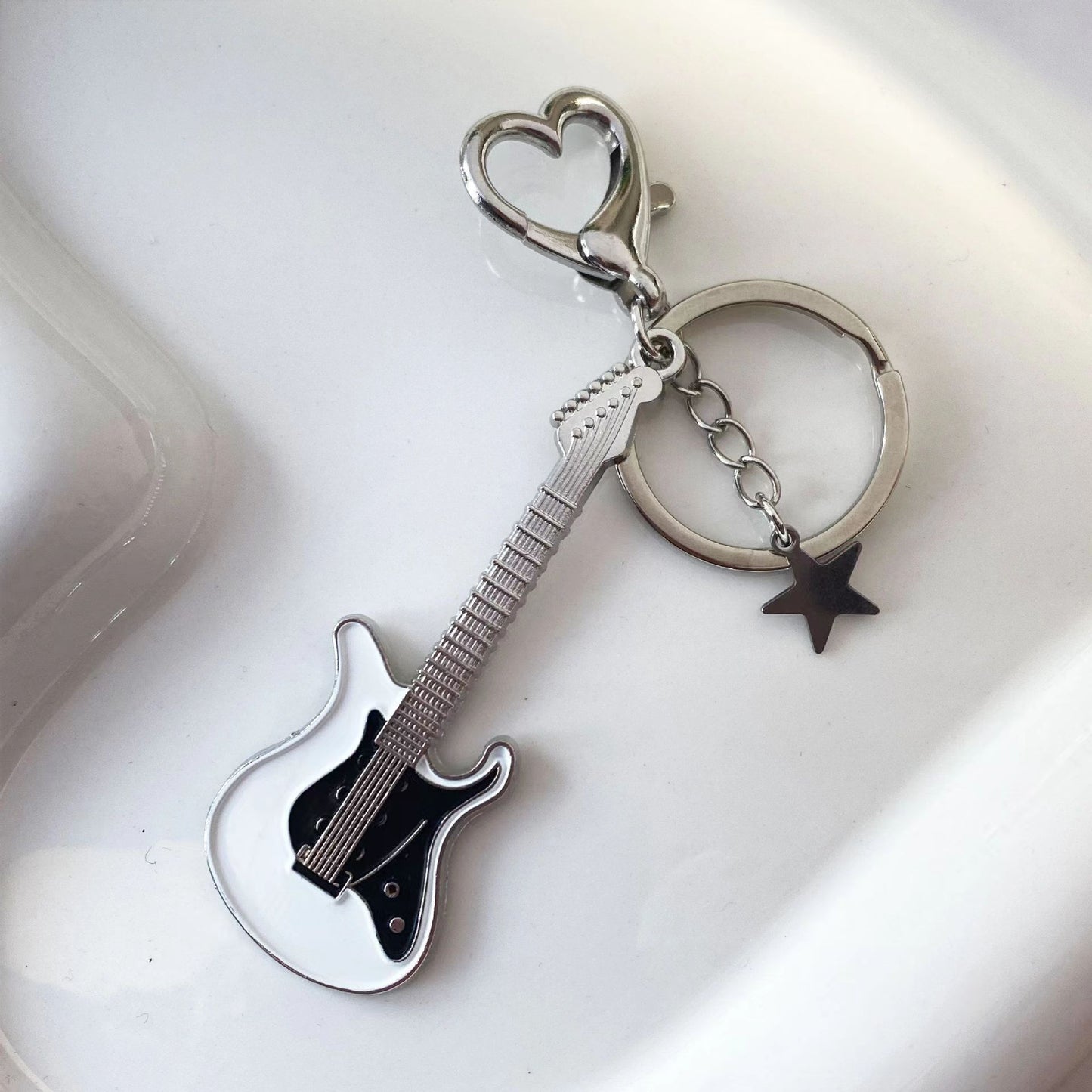 Electric Guitar Keychain