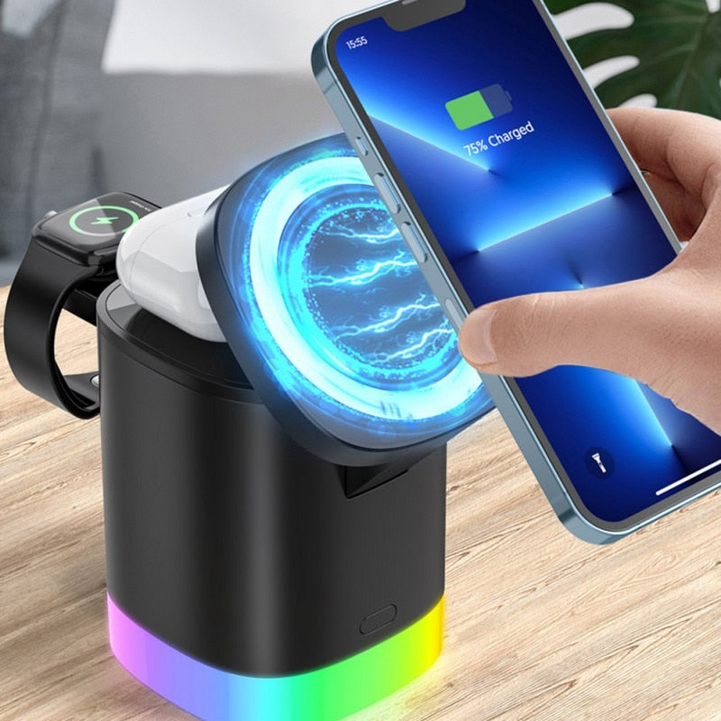 RGB 3-in-1 Magnetic Charging Station